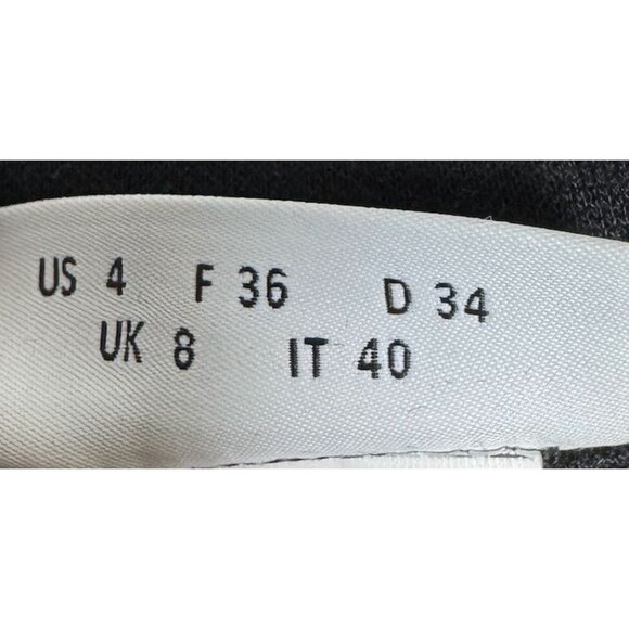 Akris Punto Women’s Hoodie Size 4 Gray Black Colorblock Half Zip Super Soft - Picture 5 of 6